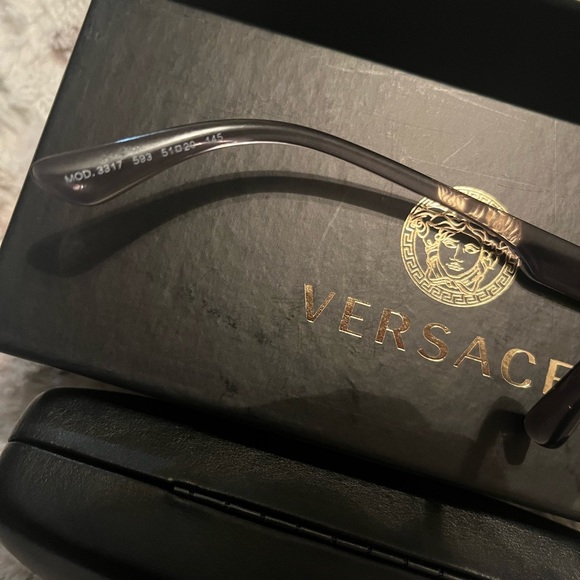 Authentic Versace Full Inclusion Eyeglasses EUC - Picture 3 of 12